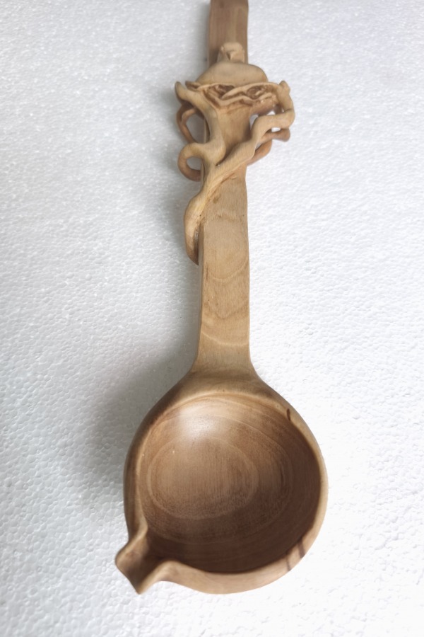 Kumru Figürlü Çorba Kepçesi