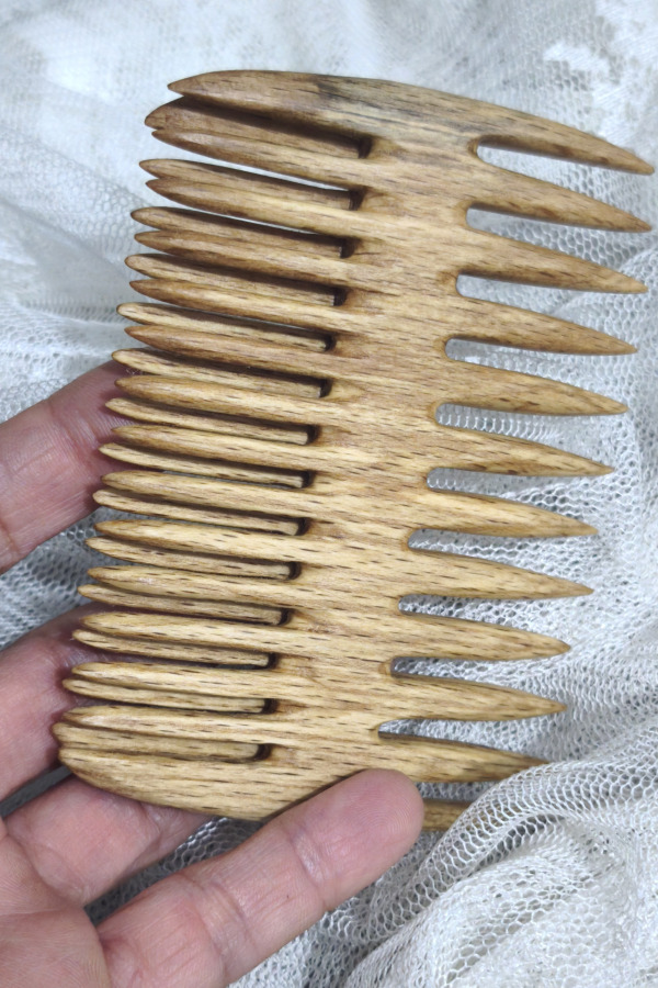 Ahşap Bit ve Kepek Tarağı (Kayın)